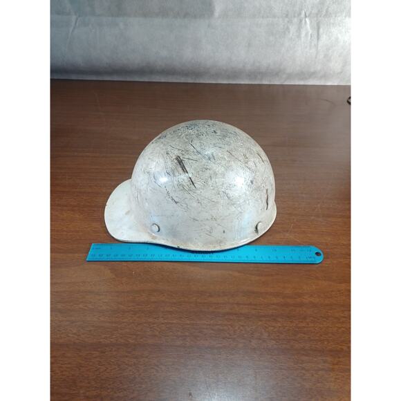 Vintage MSA White Cap -Coal Mining Helmet Cap No Liner - Picture 11 of 12